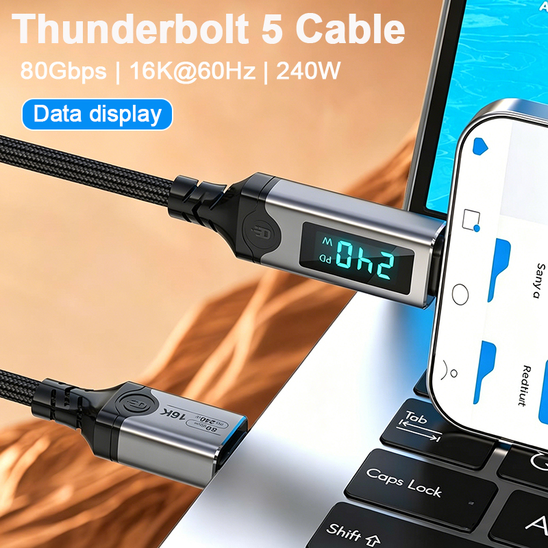 Home Security Robot - Cable USB Tipo C Thunderbolt 5