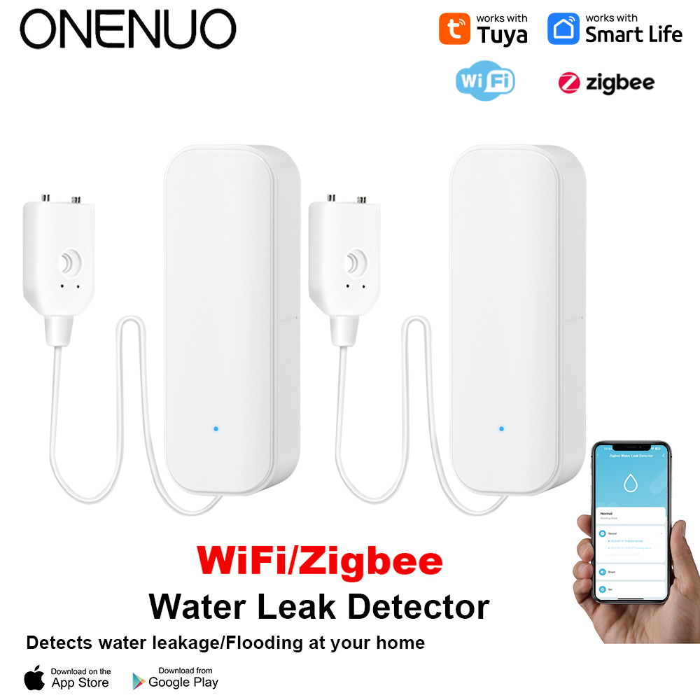 Sim Gsm Alarm - Sensor de agua WiFi/Zigbee, alarma de