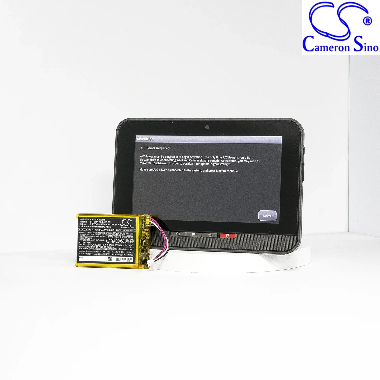 Home Security Battery Replacement - Batería de repuesto CS para Xfinity,