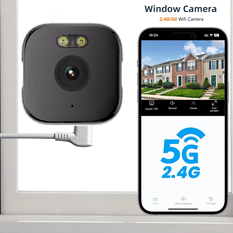 Cámara de ventana 4K con WiFi  - Home Security Robot reseña y precio