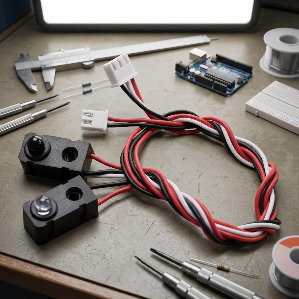 Kit de 4 Sensores de Haz Infra - Home Security Robot reseña y precio