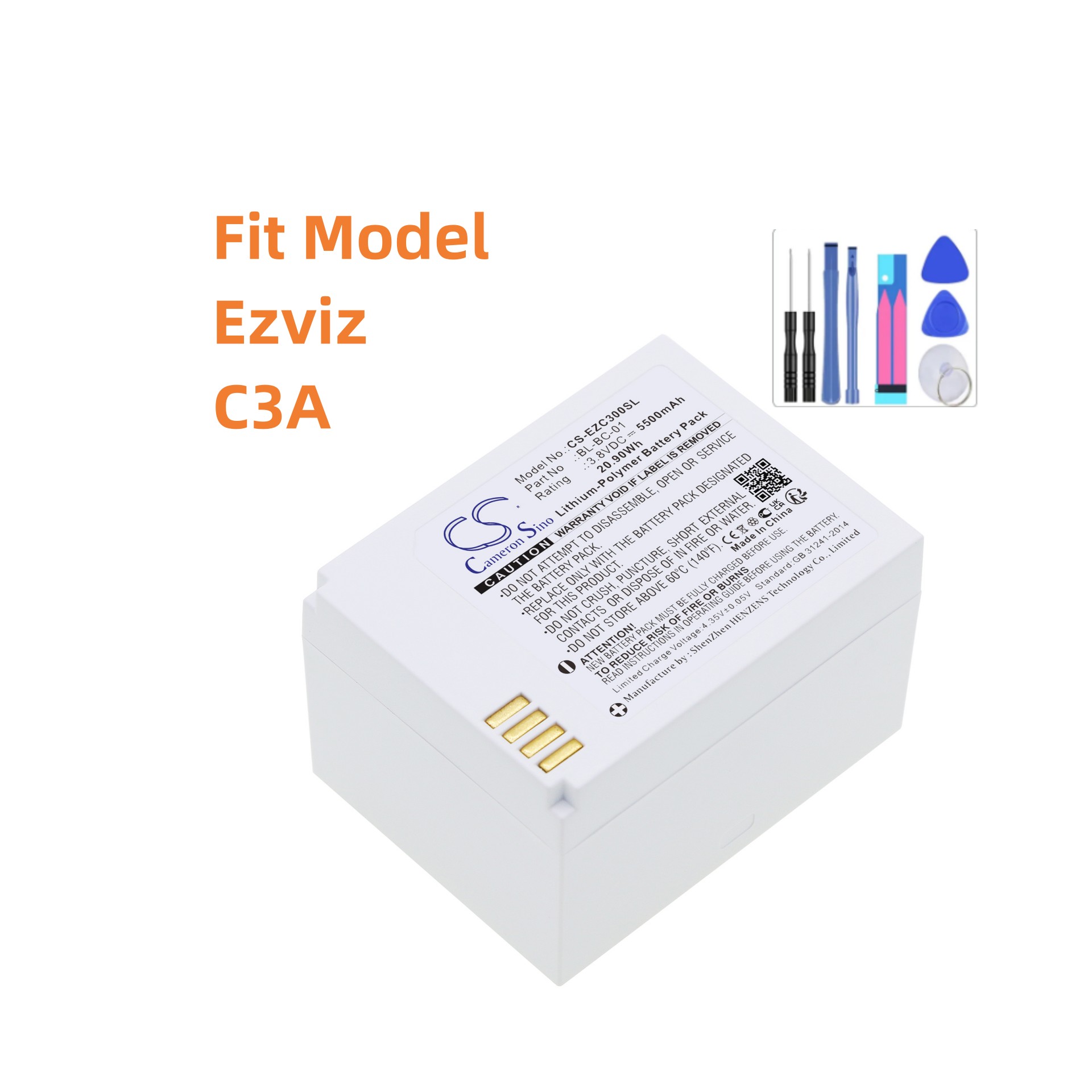 Batería de repuesto para Ezviz - Home Security Battery Replacement reseña y precio