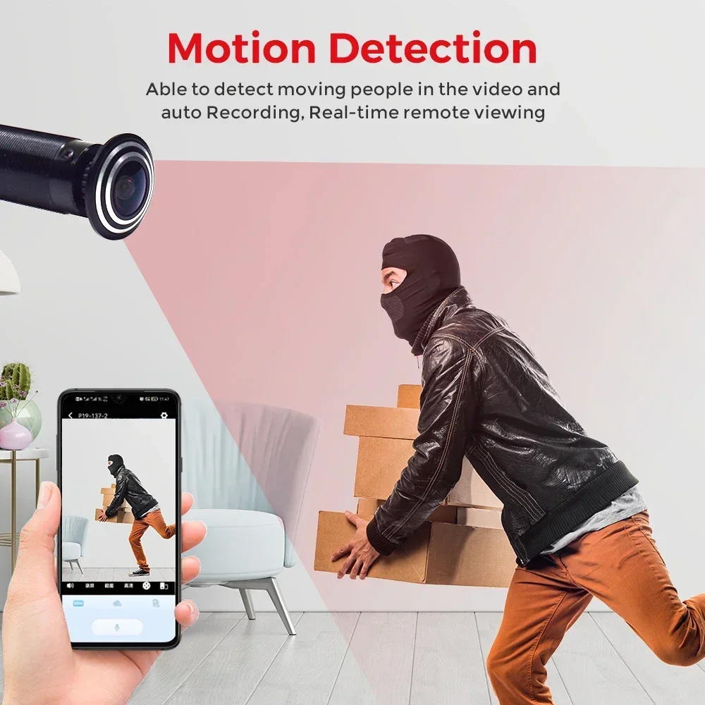 Cámara Wifi PEGATISAN 3MP, Cám - Home Security Front Door Camera reseña y precio